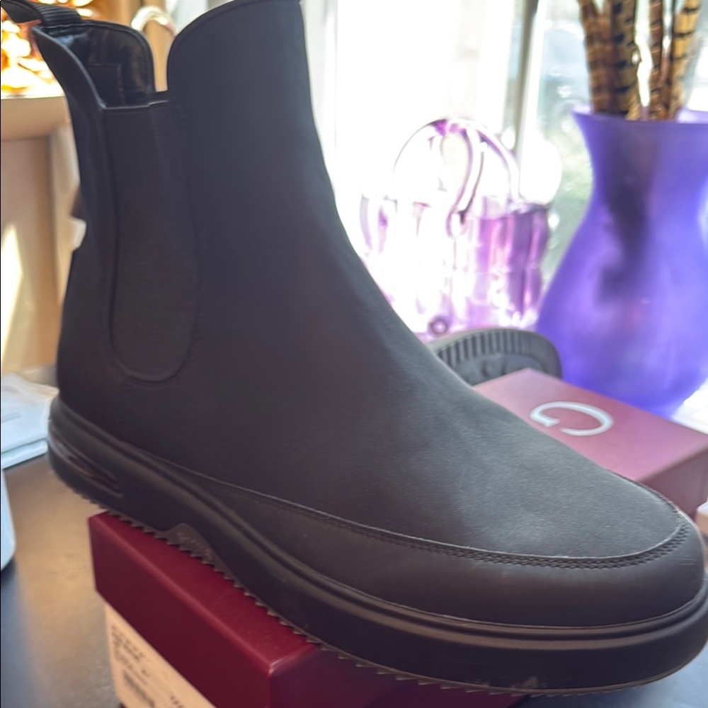 Swims Men's Black Chelsea Boots